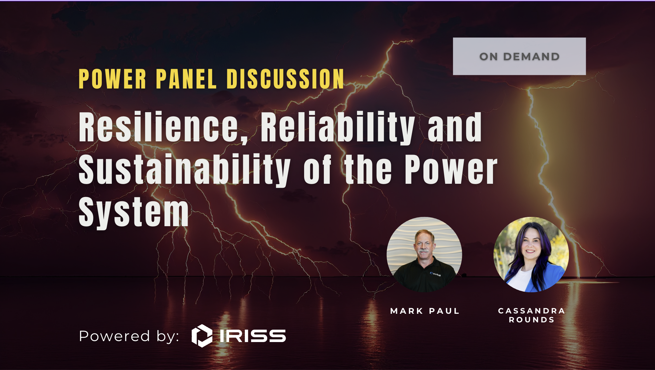Power Panel: Resilience, Reliability and Sustainability of the Power System